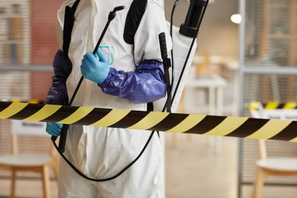 Professional Blood Cleanup technician working in Omro, WI
